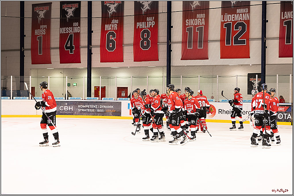 PENNY DEL 1. Testspiel Koelner Haie - Loewen Frankfurt; Koeln, 27.08.2023